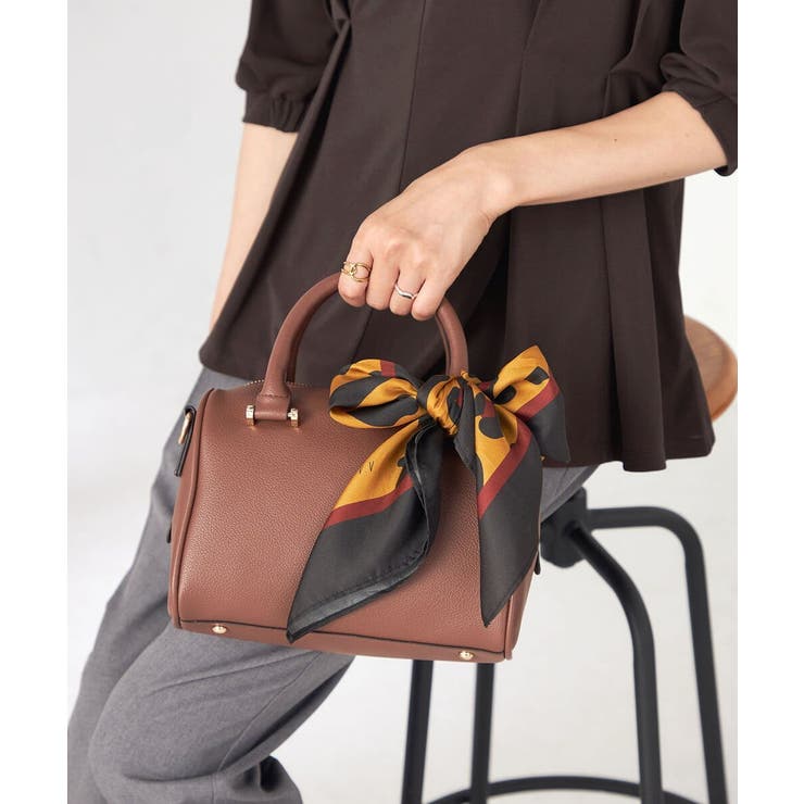 ブラック | シルクスカーフ | a.v.v【WOMEN】