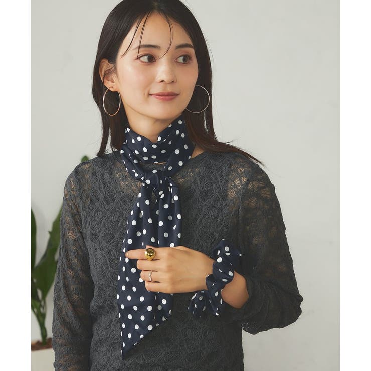 ボウタイスカーフシュシュセット | a.v.v【WOMEN】 | 詳細画像5 