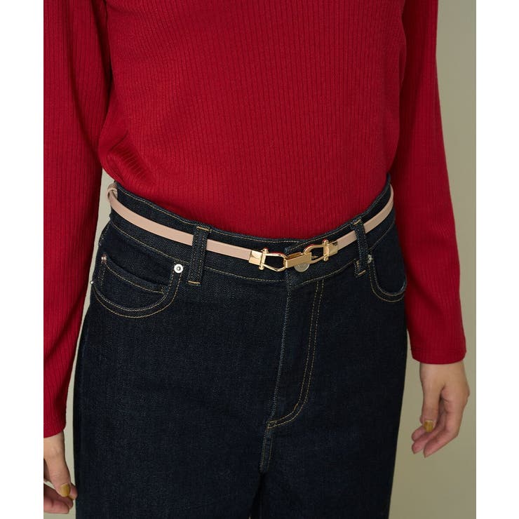 ベージュ | ビットベルト | a.v.v【WOMEN】