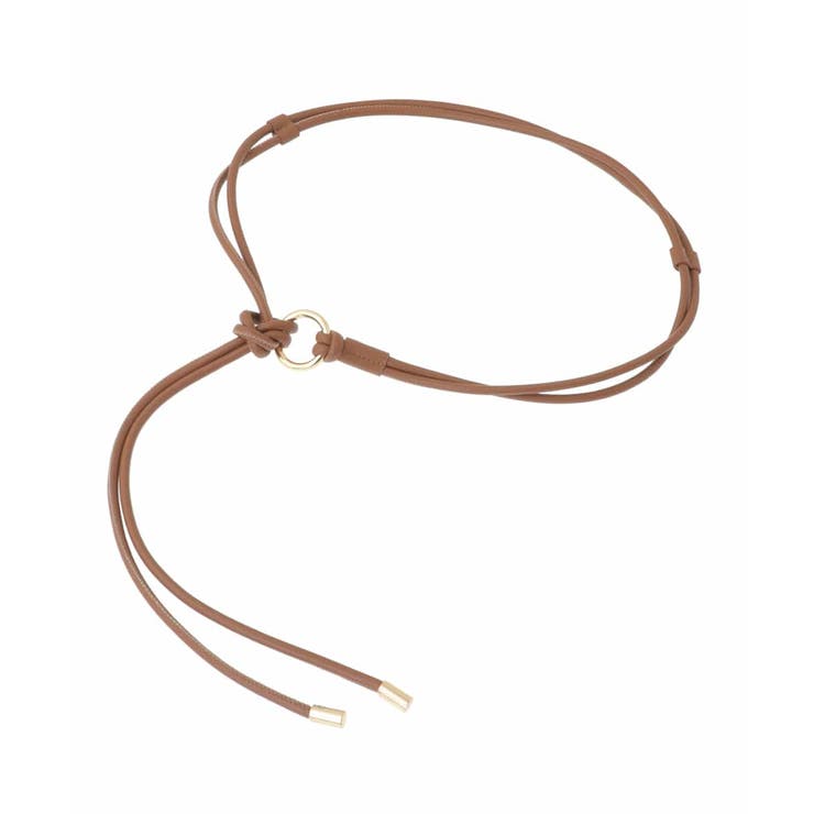 丸紐ナローベルト | a.v.v【WOMEN】 | 詳細画像4 