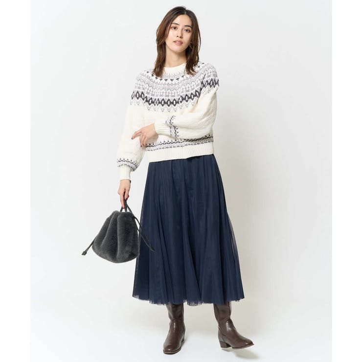 巾着フェイクファーバッグ | a.v.v【WOMEN】 | 詳細画像3 