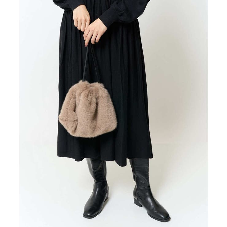 巾着フェイクファーバッグ | a.v.v【WOMEN】 | 詳細画像6 