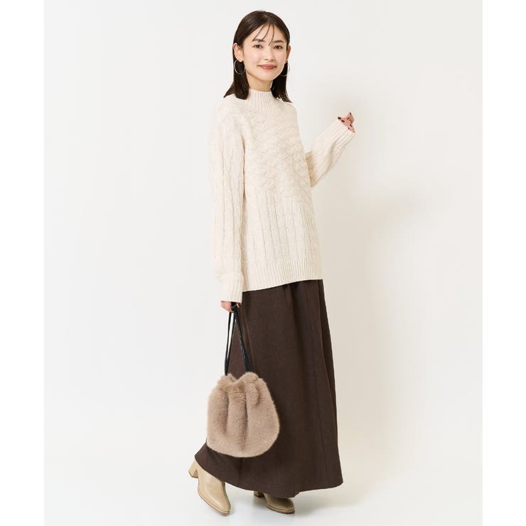 巾着フェイクファーバッグ | a.v.v【WOMEN】 | 詳細画像8 