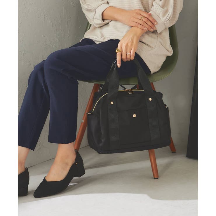 ブラック | 【2WAY】10ポケットバッグ | a.v.v【WOMEN】