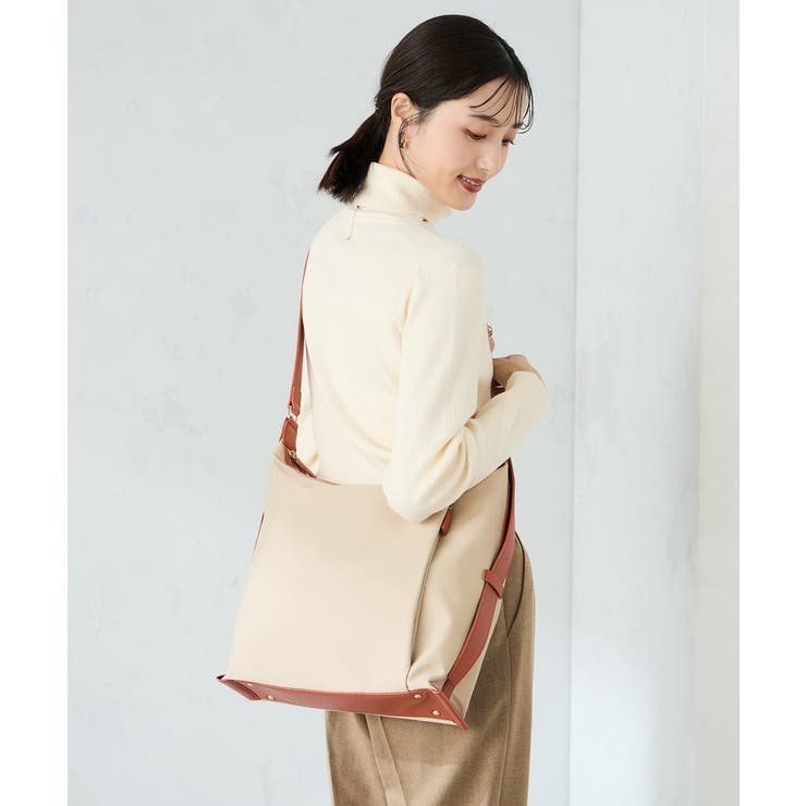 アイボリー | ナイロンショルダー | a.v.v【WOMEN】