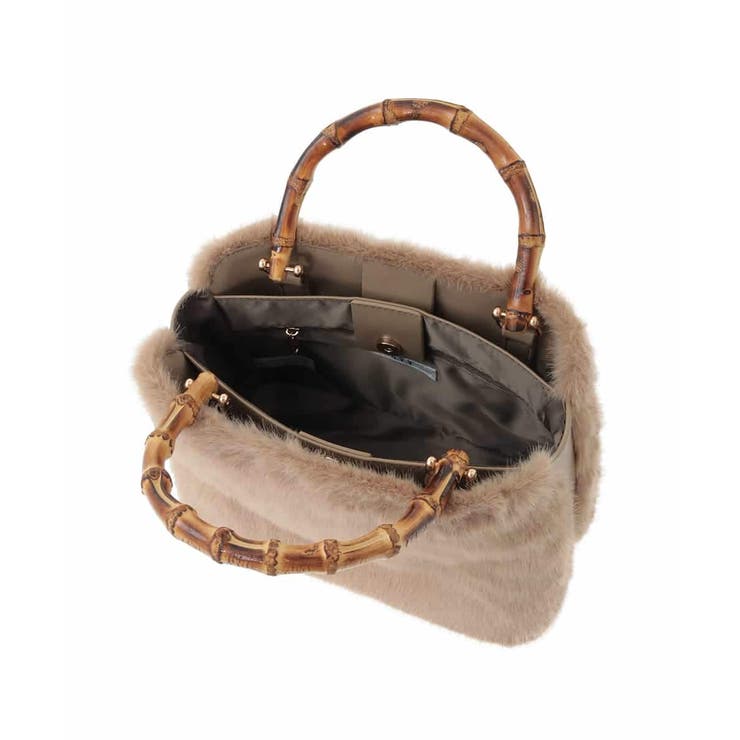 バンブーハンドルファーバッグ | a.v.v【WOMEN】 | 詳細画像17 