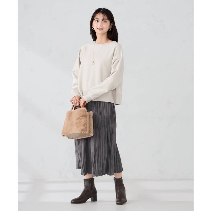 バンブーハンドルファーバッグ | a.v.v【WOMEN】 | 詳細画像4 