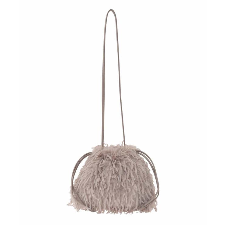 シャギー巾着ショルダーバッグ | a.v.v【WOMEN】 | 詳細画像1 