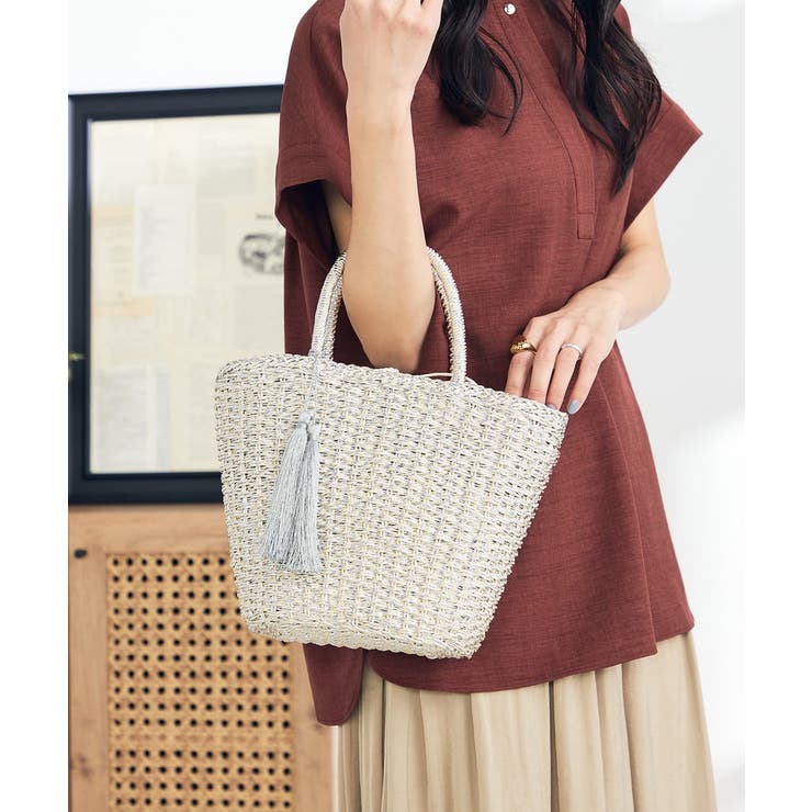 メタリックカゴバッグ | a.v.v【WOMEN】 | 詳細画像11 