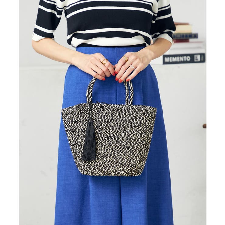 ブラック | メタリックカゴバッグ | a.v.v【WOMEN】