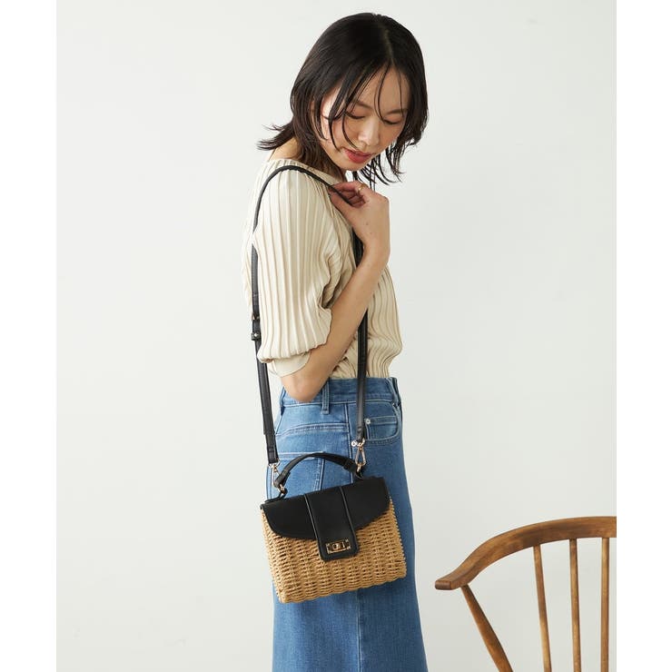 かごフラップハンドバッグ | a.v.v【WOMEN】 | 詳細画像13 
