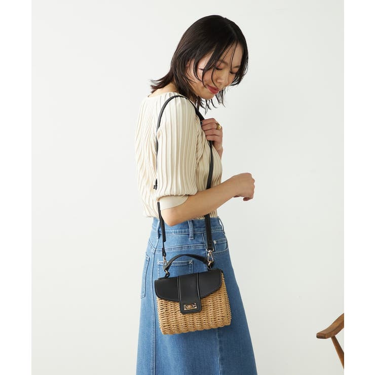 かごフラップハンドバッグ | a.v.v【WOMEN】 | 詳細画像14 