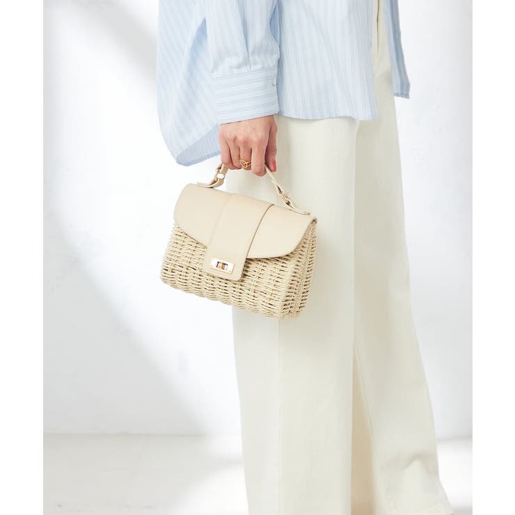 かごフラップハンドバッグ | a.v.v【WOMEN】 | 詳細画像3 