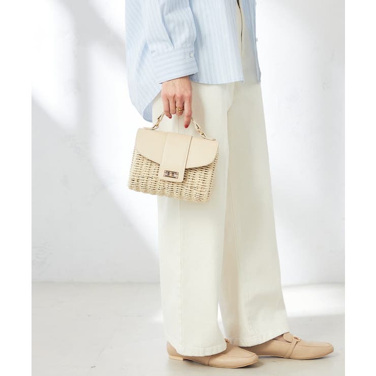 かごフラップハンドバッグ | a.v.v【WOMEN】 | 詳細画像4 