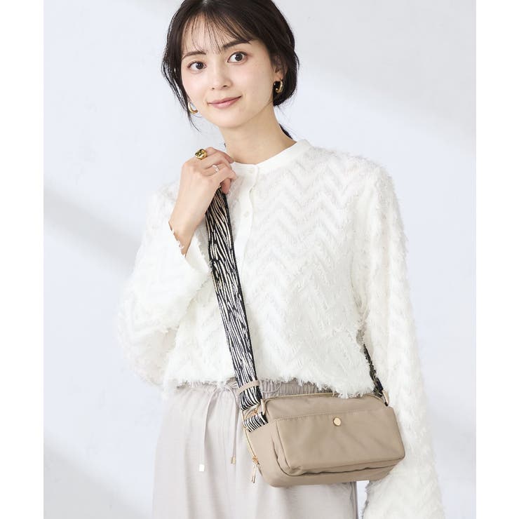 ベージュ | メニ?ポケットショルダーバッグ | a.v.v【WOMEN】