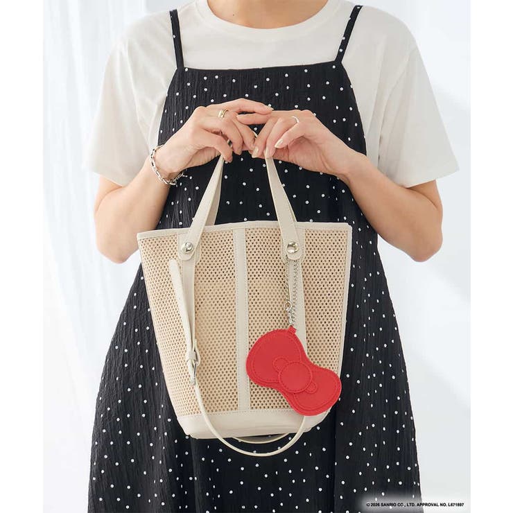 HELLO KITTY リボンポーチチャーム付きメッシュバッグ | a.v.v【WOMEN】 | 詳細画像15 