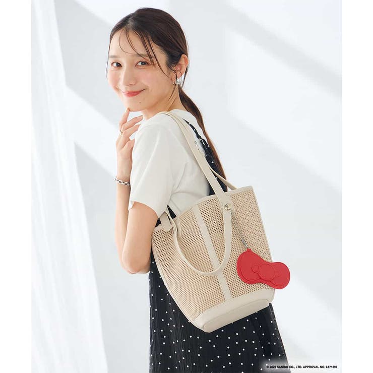 HELLO KITTY リボンポーチチャーム付きメッシュバッグ | a.v.v【WOMEN】 | 詳細画像20 
