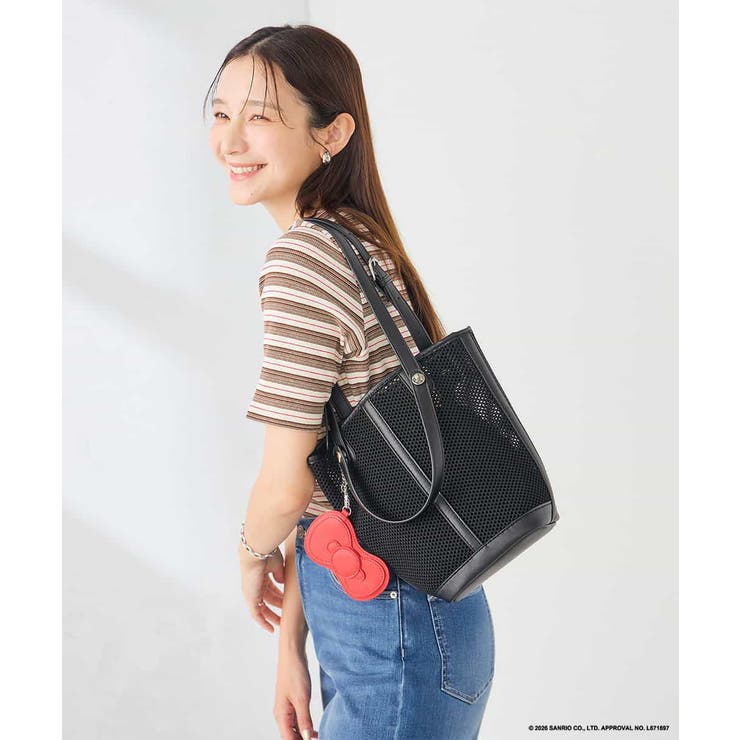HELLO KITTY リボンポーチチャーム付きメッシュバッグ | a.v.v【WOMEN】 | 詳細画像8 