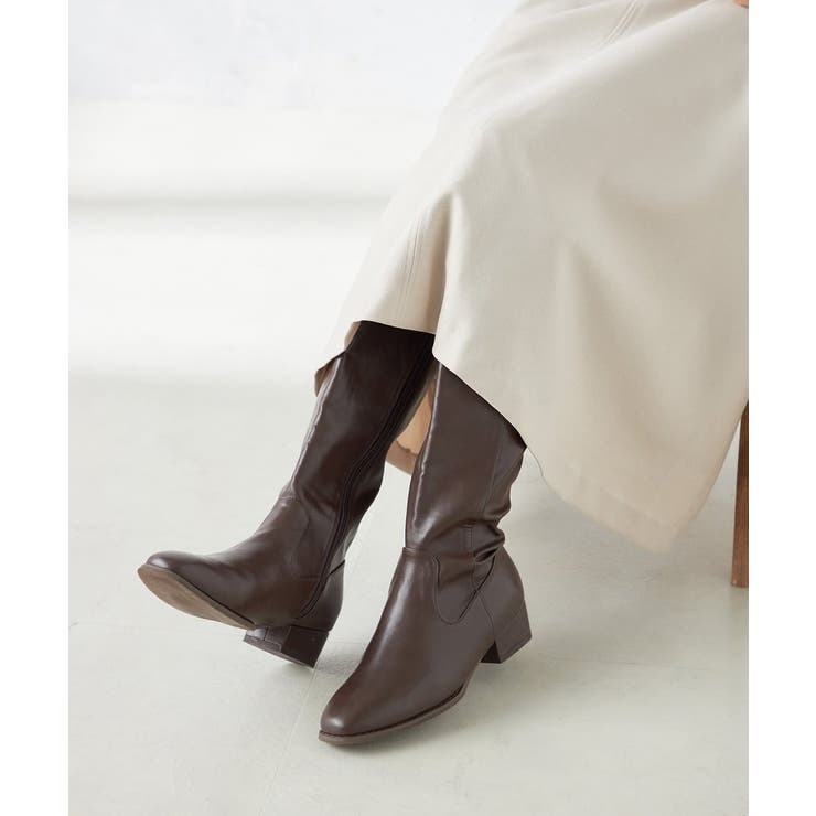 バックストレッチロングブーツ | a.v.v【WOMEN】 | 詳細画像1 