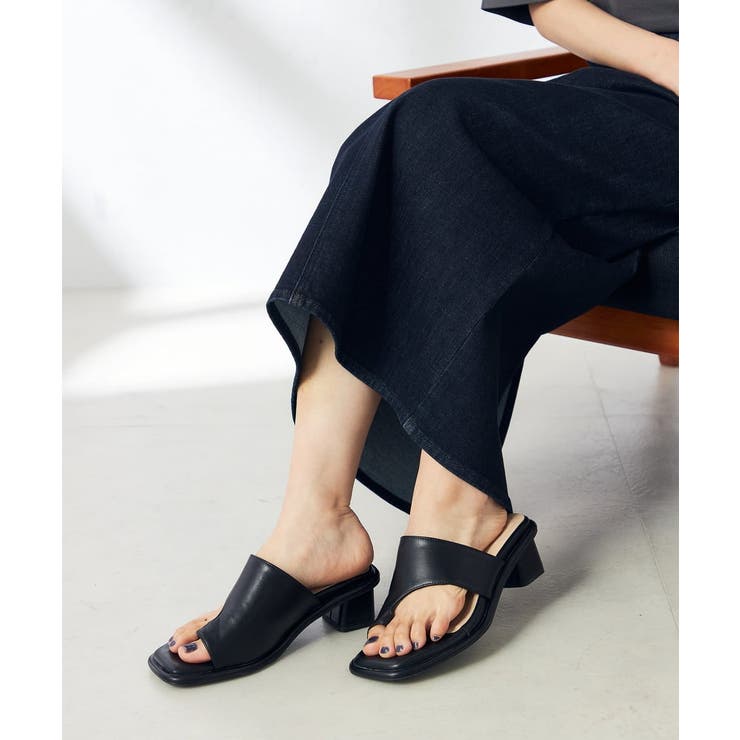 ブラック | トングサンダル | a.v.v【WOMEN】