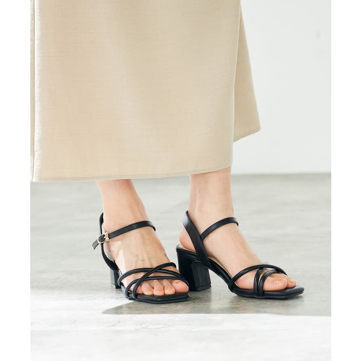 スクエアトゥストラップサンダル | a.v.v【WOMEN】 | 詳細画像19 