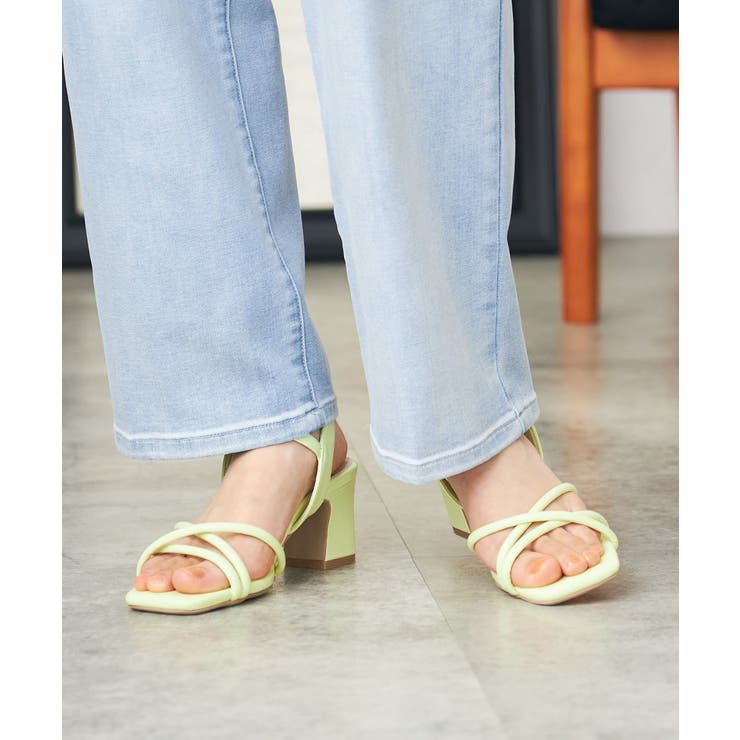 スクエアトゥストラップサンダル | a.v.v【WOMEN】 | 詳細画像28 