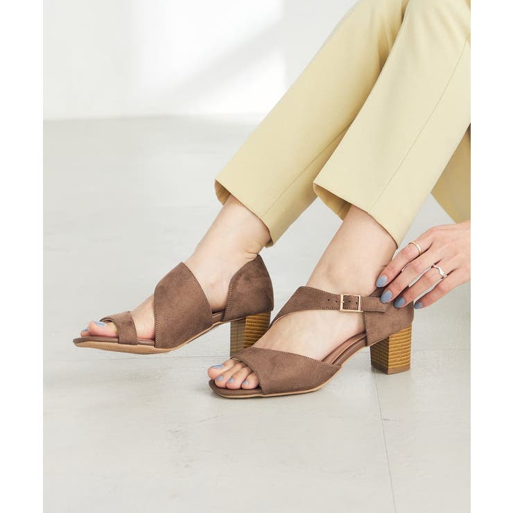 ブラウン | アシンメトリーサンダル | a.v.v【WOMEN】