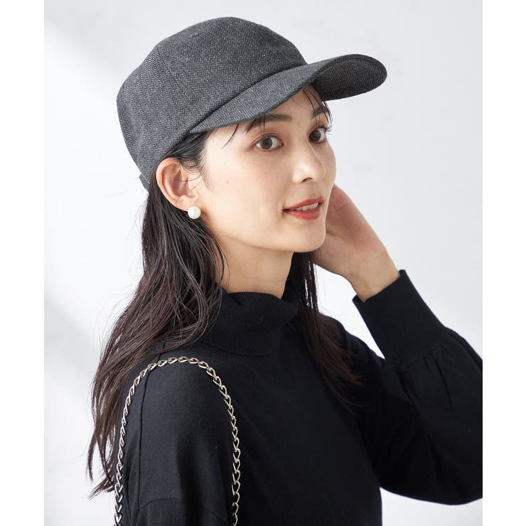 ヘリンボーンキャップ | a.v.v【WOMEN】 | 詳細画像1 