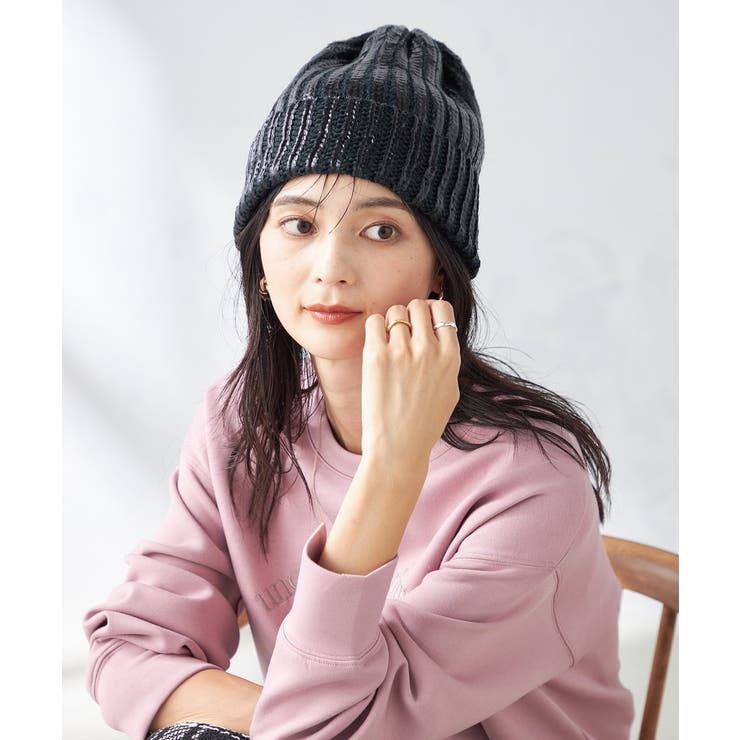 箔ニットビーニー | a.v.v【WOMEN】 | 詳細画像2 