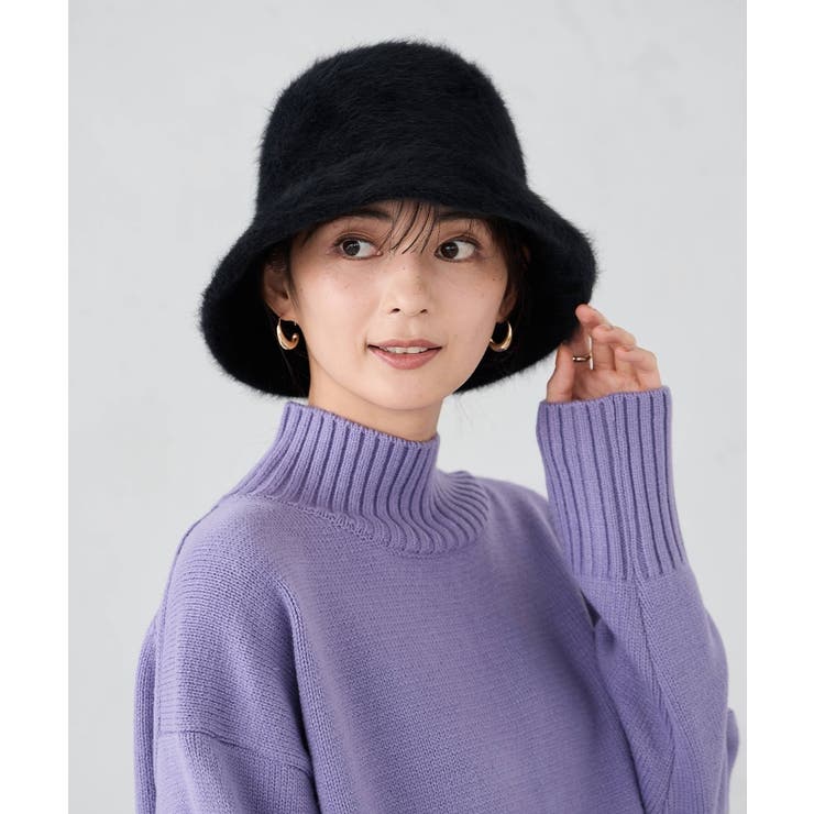 ブラック | シャギーニットバケハ | a.v.v【WOMEN】