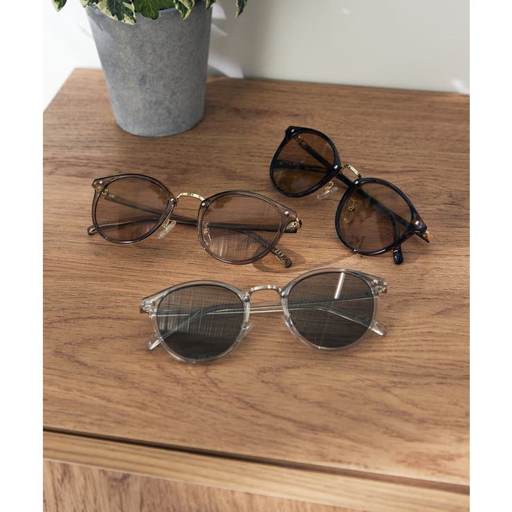 カーキ | メタルコンビサングラス | a.v.v【WOMEN】