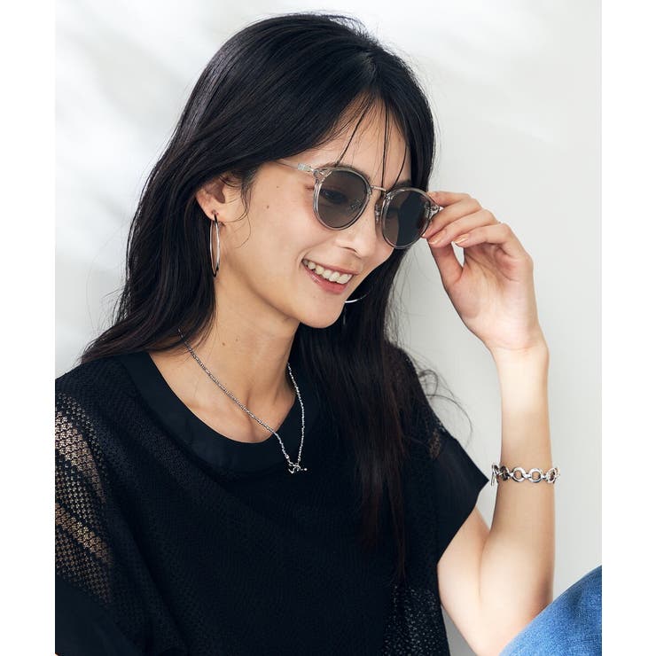 ライトグレー | メタルコンビサングラス | a.v.v【WOMEN】