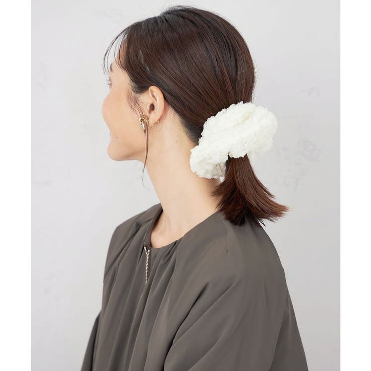 レース調ビッグシュシュ | a.v.v【WOMEN】 | 詳細画像4 