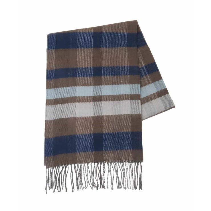 ダークグレー | マフラー / リバーチェック | a.v.v【MEN】