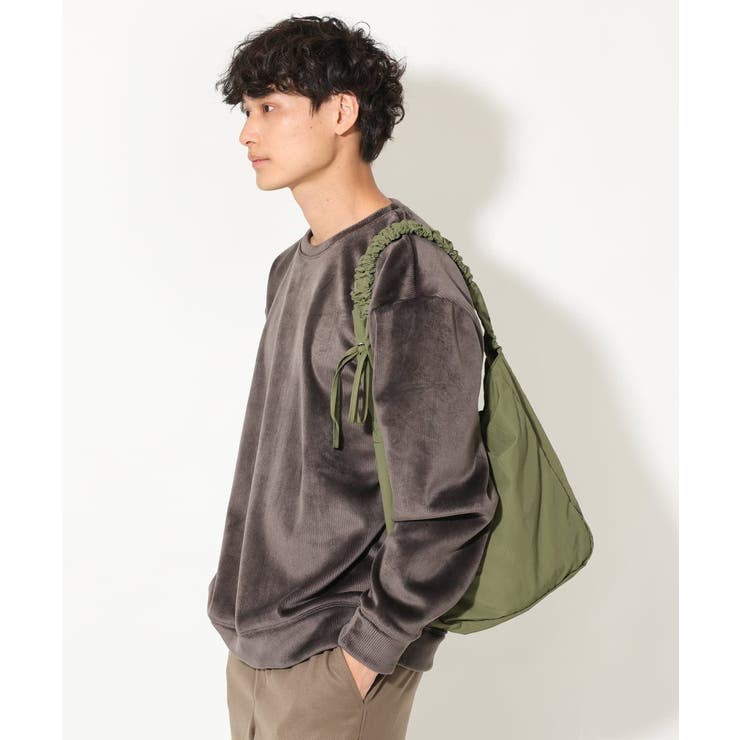 【ユニセックス】ギャザーハンドルバッグ | a.v.v【MEN】 | 詳細画像6 