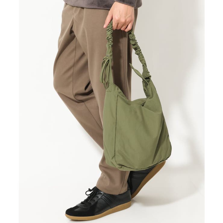 【ユニセックス】ギャザーハンドルバッグ | a.v.v【MEN】 | 詳細画像7 