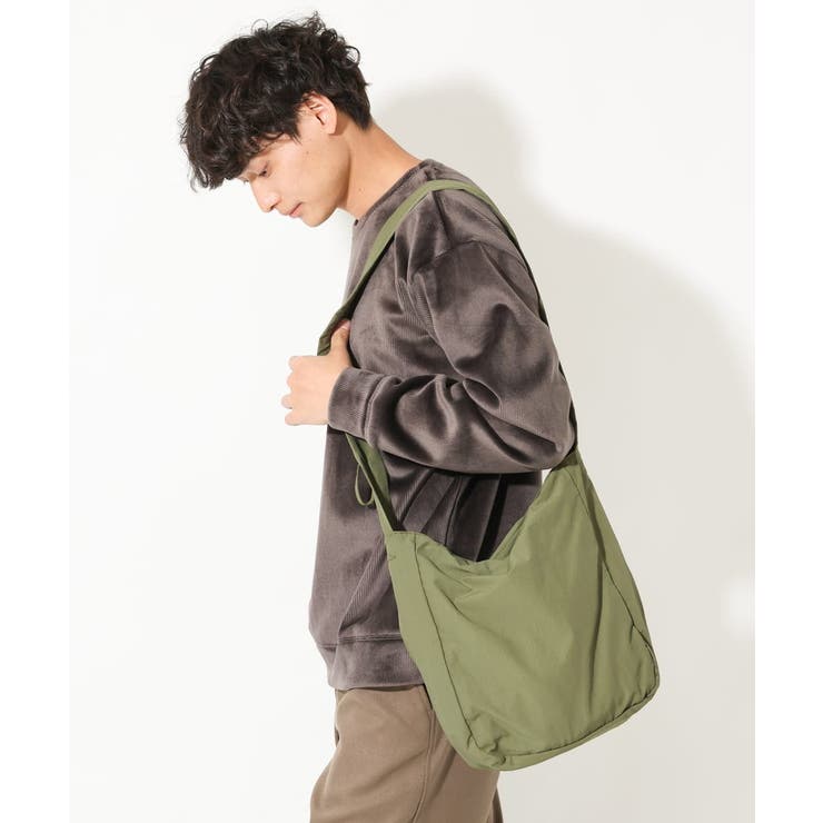カーキ | 【ユニセックス】ギャザーハンドルバッグ | a.v.v【MEN】