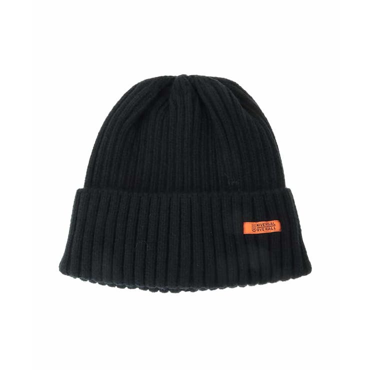 ブラック | リブニットキャップ / UNIVERSAL OVERALL | a.v.v【MEN】