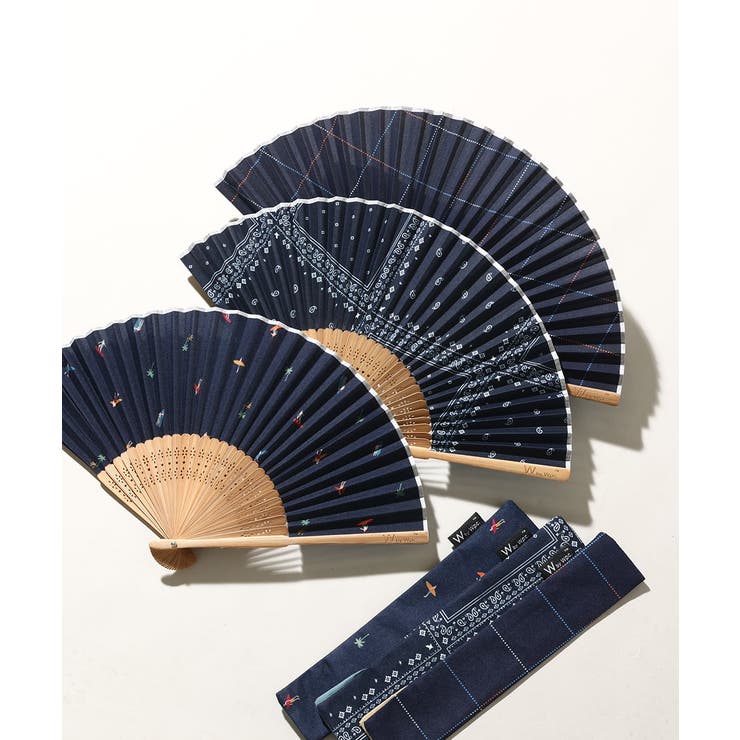 【W by Wpc 】扇子 | a.v.v【MEN】 | 詳細画像1 