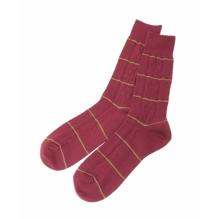 【ギフトにおすすめ】ボーダー柄ソックス | a.v.v【MEN】 | 詳細画像2 