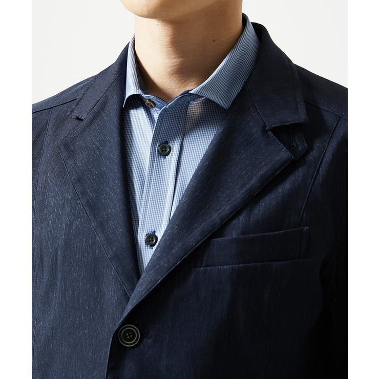 【洗濯機洗いOK/ストレッチ/ビジネス対応】アクティブセッター千鳥柄長袖シャツ | MK MICHEL KLEIN homme | 詳細画像17