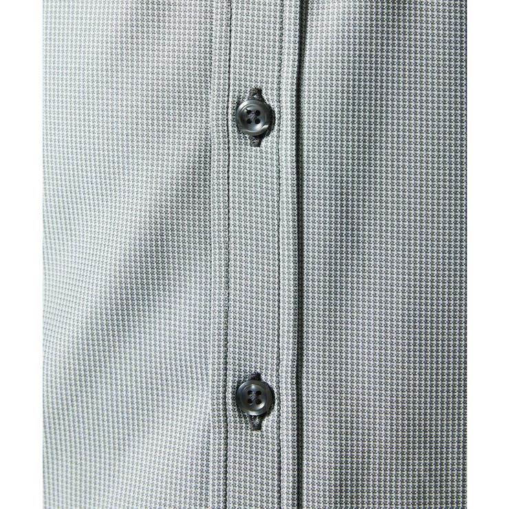 【洗濯機洗いOK/ストレッチ/ビジネス対応】アクティブセッター千鳥柄長袖シャツ | MK MICHEL KLEIN homme | 詳細画像24