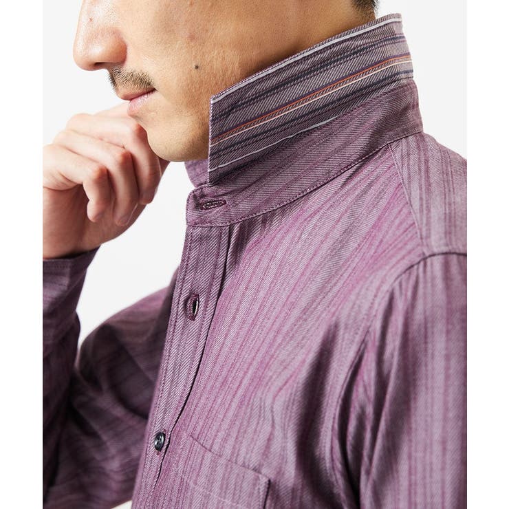 【洗える/日本製生地】ドビーリバーシブルシャツ | MK MICHEL KLEIN homme | 詳細画像14