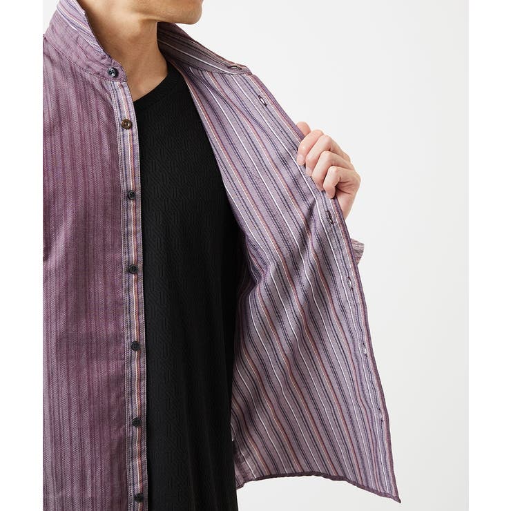 【洗える/日本製生地】ドビーリバーシブルシャツ | MK MICHEL KLEIN homme | 詳細画像15