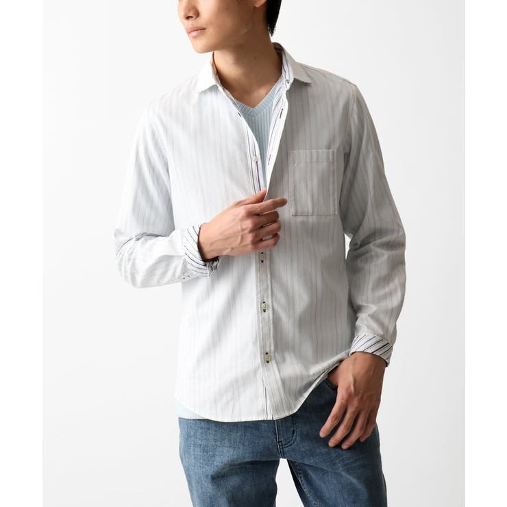 【洗える／日本製生地】ドビーリバーシブルシャツ | MK MICHEL KLEIN homme | 詳細画像28 