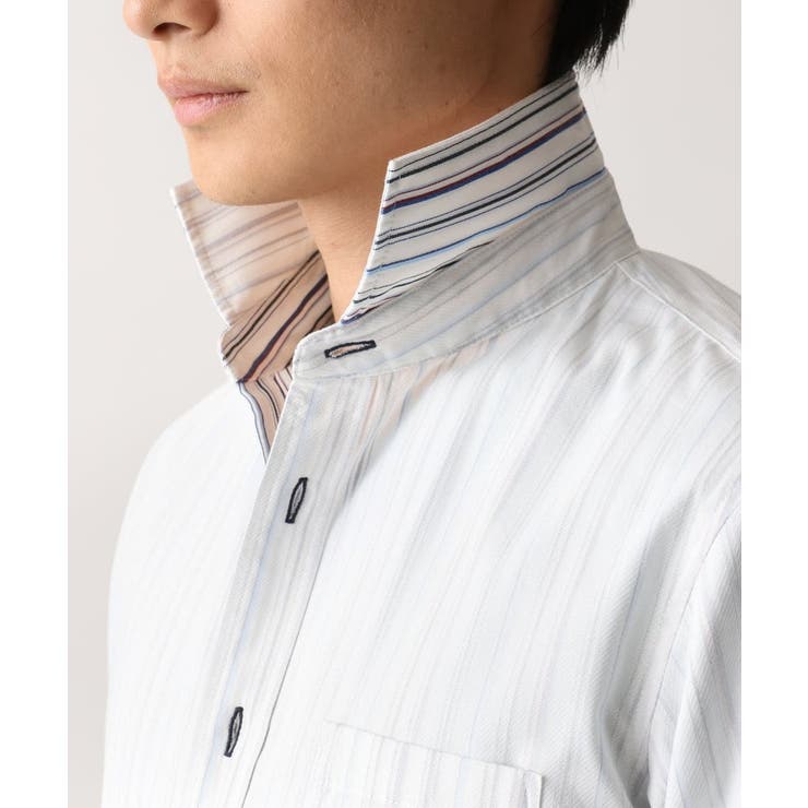 【洗える／日本製生地】ドビーリバーシブルシャツ | MK MICHEL KLEIN homme | 詳細画像30 