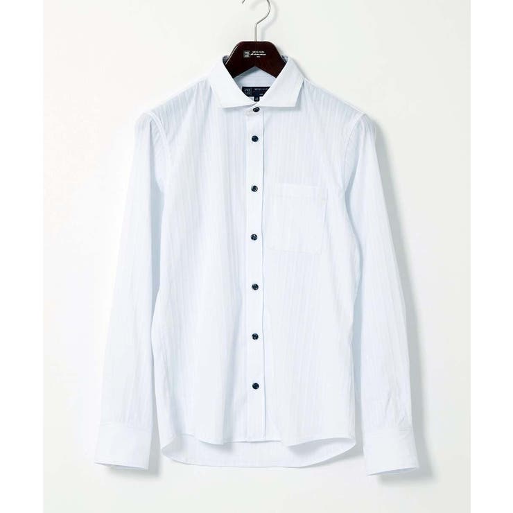 【ON OFF対応】ホワイトドビーシャツ | MK MICHEL KLEIN homme | 詳細画像2 