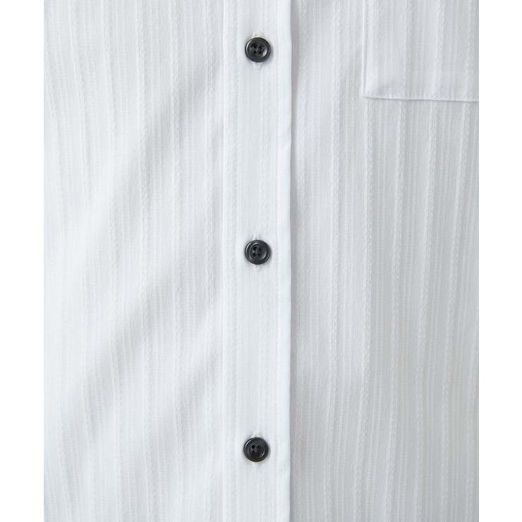 【ON OFF対応】ホワイトドビーシャツ | MK MICHEL KLEIN homme | 詳細画像8 