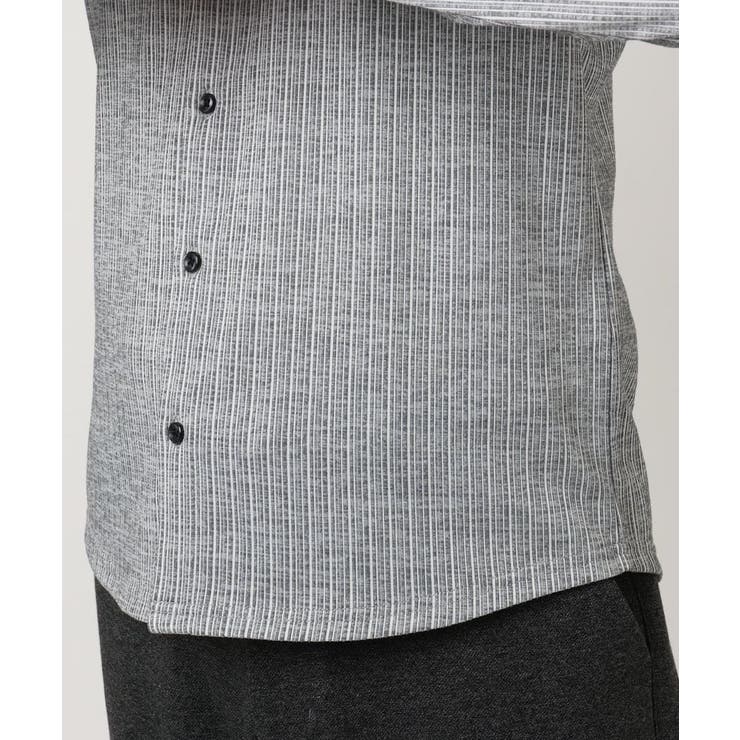 【洗える/ストレッチ】オニキスストライプ長袖シャツ | MK MICHEL KLEIN homme | 詳細画像11