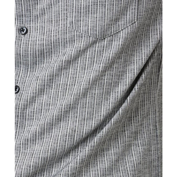 【洗える/ストレッチ】オニキスストライプ長袖シャツ | MK MICHEL KLEIN homme | 詳細画像13